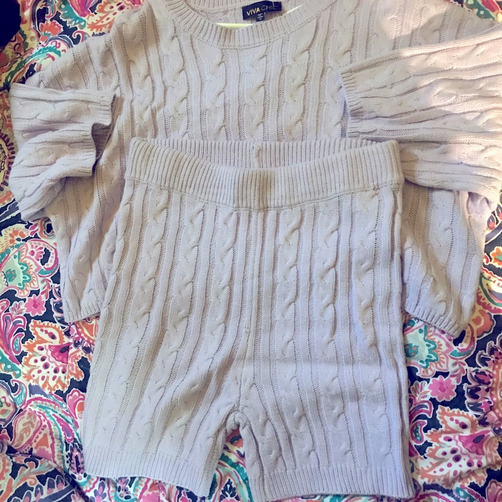 Lavender Top & Short Set